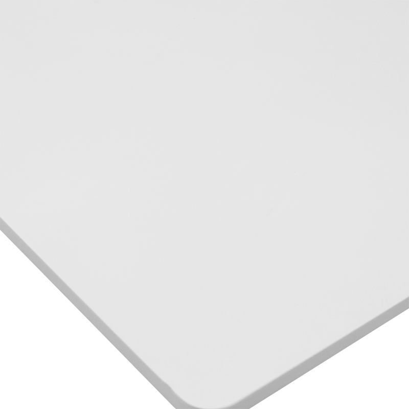 Τραπέζι μπαρ Vegas pakoworld MDF λευκό-πόδι χρωμίου 70x70x70-91.5κ