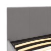 Κρεβάτι Norse pakoworld pu γκρι ματ με αποθηκευτικό χώρο 160x200εκ