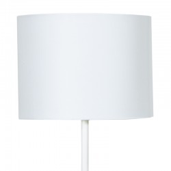 Metal floor lamp Oliver pakoworld Ε27 with white shade D33x149cm Metal floor lamp Oliver pakoworld Ε27 with white shade D33x149cm
