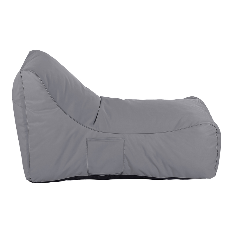 Professional bean bag lounger Otenda pakoworld in anthracite color 67x110x65cm