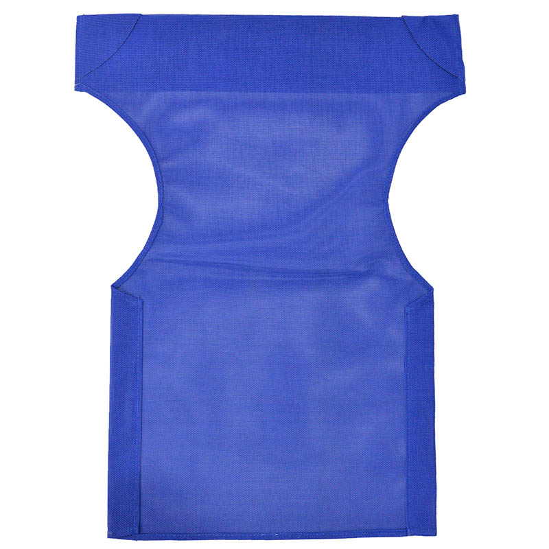 transparent fabric Nexus pakoworld for director's chairs color blue for professional use 46/57x1x80cm