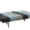 Sofa-bed 3-seater Freddo pakoworld with colorful fabric 182x81x84cm