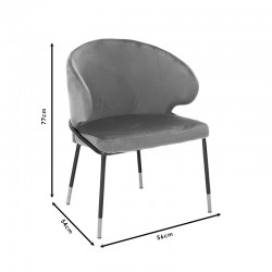 Chair Nalu pakoworld velvet dark green-black golden leg Chair Nalu pakoworld velvet dark green-black golden leg
