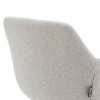 Πολυθρόνα Nasima pakoworld ύφασμα γκρι-φυσικό 57x58x84εκ