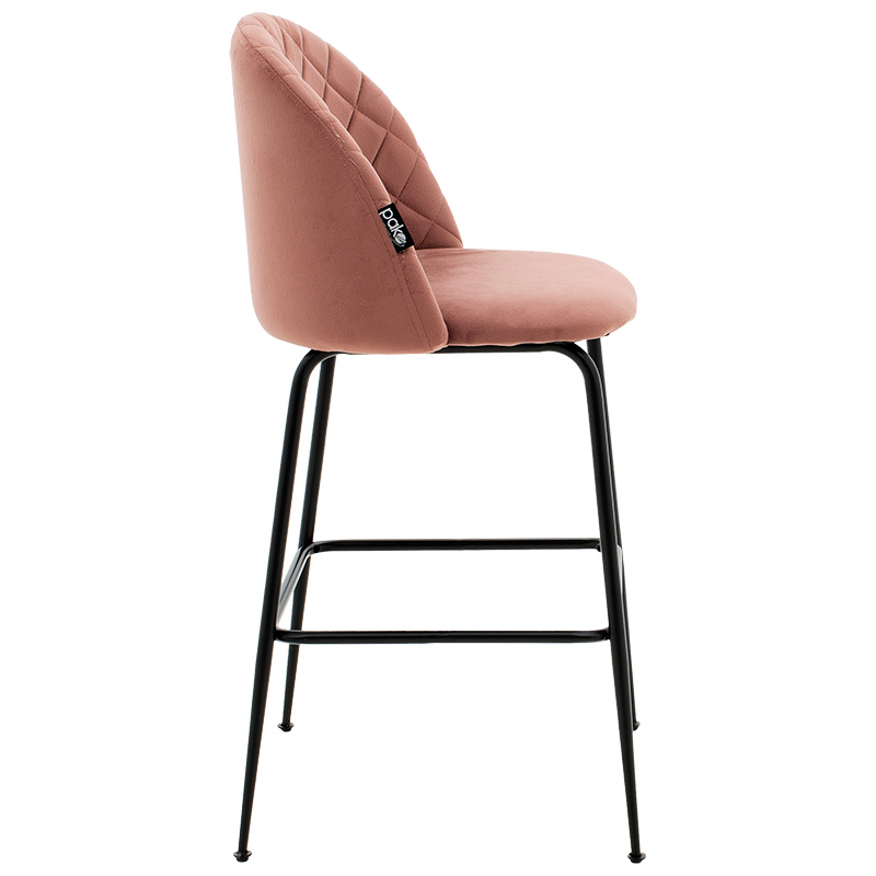Bar Stool Kudos metal black legs-velvet rotten apple Bar Stool Kudos metal black legs-velvet rotten apple