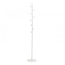 Coat stand Kroker pakoworld white metal 30x30x173cm Coat stand Kroker pakoworld white metal 30x30x173cm
