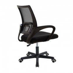 Berto II pakoworld office chair with mesh fabric in black shade 60x48x85-95cm Berto II pakoworld office chair with mesh fabric in black shade 60x48x85-95cm