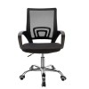 Berto II pakoworld office chair recline with mesh fabric in black shade 60x48x85-95cm