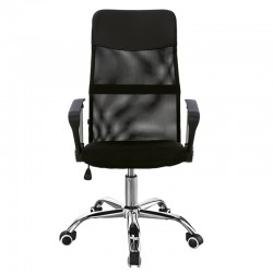 Office chair Joel II pakoworld fabric mesh in black shade 61x59x109.5-123cm Office chair Joel II pakoworld fabric mesh in black shade 61x59x109.5-123cm
