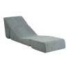 Πολυθρόνα-Κρεβάτι Ferderina pakoworld ύφασμα σε απόχρωση ανοιχτό γκρι 66x102x73εκ