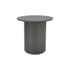 Dovel pakoworld side table mdf-metal in black shade D50x50cm