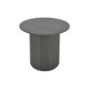 Dovel pakoworld side table mdf-metal in black shade D50x50cm