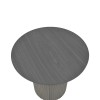 Dovel pakoworld side table mdf-metal in black shade D50x50cm