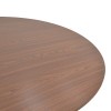 Karulo pakoworld table mdf in walnut shade Φ120x76cm