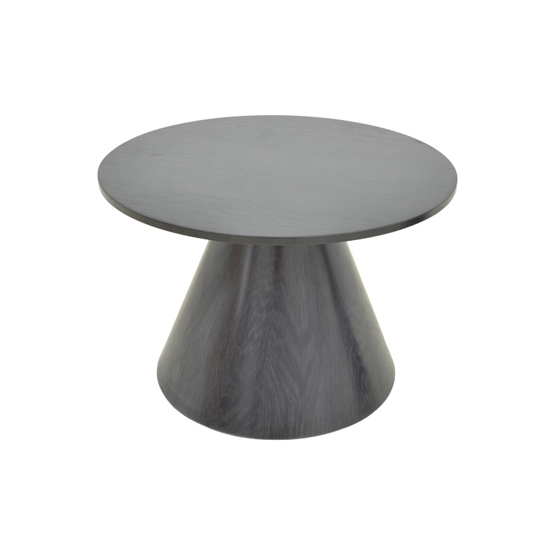 Donda pakoworld coffee table mdf in black shade D60x40cm