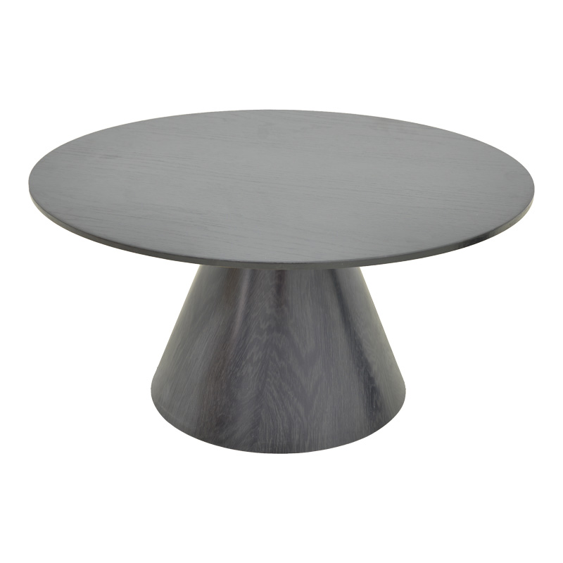 Donda pakoworld coffee table mdf in black shade D80x45cm