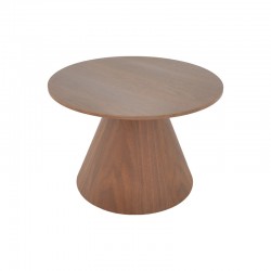Donda pakoworld coffee table mdf in walnut shade D60x40cm