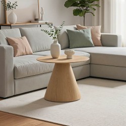 Donda pakoworld coffee table mdf in sonoma shade D60x40cm