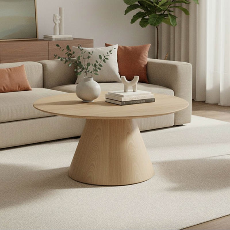 Donda pakoworld coffee table mdf in sonoma shade D80x45cm