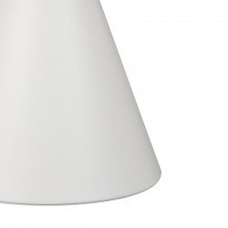 Side table Coozlin Inart white marble with white metal Side table Coozlin Inart white marble with white metal