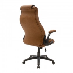 Manager office chair Bear pakoworld with pu brown tabac antique-black colour Manager office chair Bear pakoworld with pu brown tabac antique-black colour
