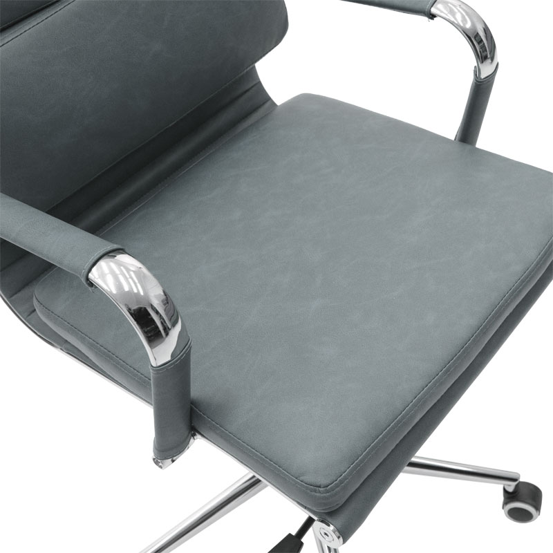 Manager office chair Tokyo pakoworld with pu grey antique colour Manager office chair Tokyo pakoworld with pu grey antique colour