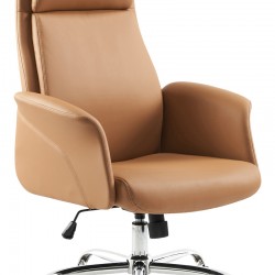 Manager office chair Derjio pakoworld brown pu 68x66x115cm Manager office chair Derjio pakoworld brown pu 68x66x115cm