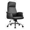 Manager office chair Derjio pakoworld pu in black color 68x66x115cm