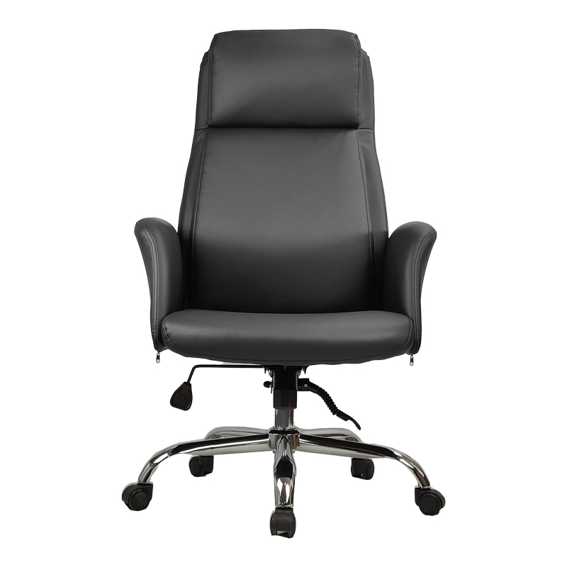 Manager office chair Derjio pakoworld pu in black color 68x66x115cm Manager office chair Derjio pakoworld pu in black color 68x66x115cm