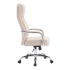 Manager office chair Rianda pakoworld beige pu 70x6x116-124cm