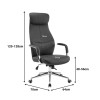 Manager office chair Ferka pakoworld green pu 64x71x120-128cm