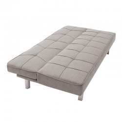 3 seater sofa-bed Travis pakoworld with fabric in gray color 175x83x74cm 3 seater sofa-bed Travis pakoworld with fabric in gray color 175x83x74cm