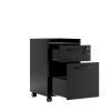 Gamer pakoworld office drawer unit on wheels in black shade 40x40x56cm