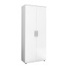 Rafin pakoworld double-door shoe cabinet in white 76x36x187cm