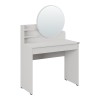 Bedroom vanity with mirror Nashi pakoworld in mink shade 90x45x138cm