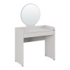 Bedroom vanity with mirror Nashi I pakoworld in mink shade 90x47x147cm