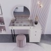Bedroom vanity with mirror Princesa pakoworld in mink shade 108x47x130cm