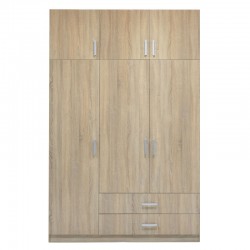 3 Door wardrobe Royal pakoworld with loft sonoma 150x58x230 3 Door wardrobe Royal pakoworld with loft sonoma 150x58x230