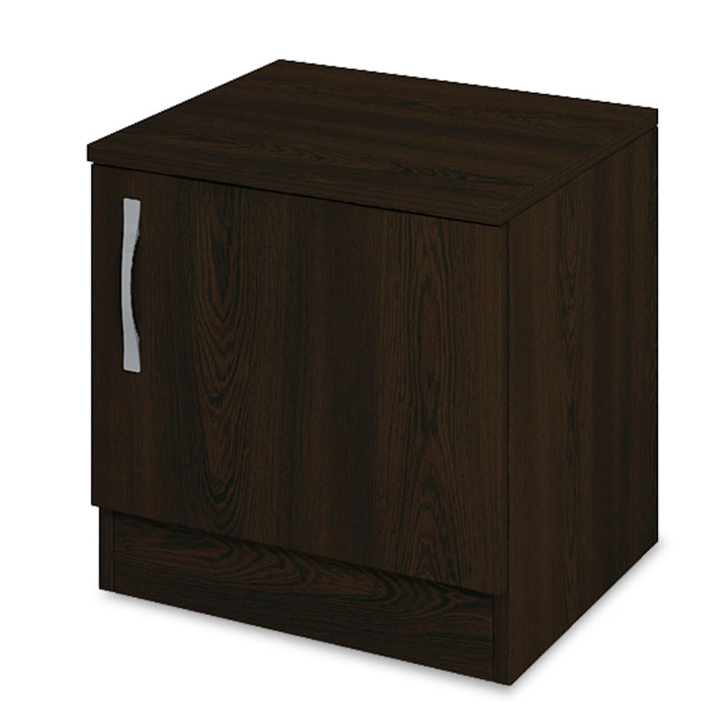 1 Drawer bedside table Deco pakoworld in wenge color 40x35,5x41cm