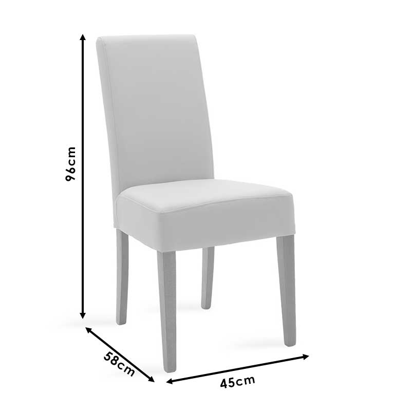 Chair Ditta pakoworld with light brown fabric - wooden legs wenge Chair Ditta pakoworld with light brown fabric - wooden legs wenge