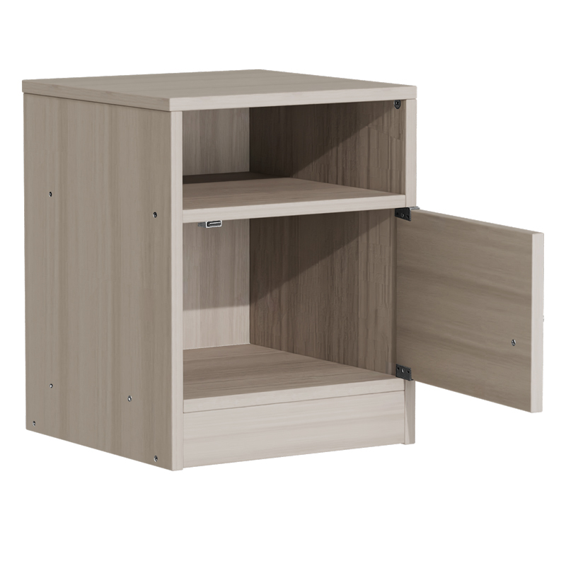 Foly pakoworld bedside table with a gray oak cabinet 40x40x50cm Foly pakoworld bedside table with a gray oak cabinet 40x40x50cm