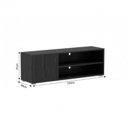 TV cabinet Ellon pakoworld melamine zebrano 120x40x41cm TV cabinet Ellon pakoworld melamine zebrano 120x40x41cm