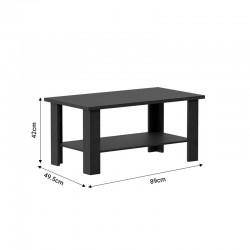 Riano pakoworld zebrano melamine coffee table 89x49.5x42cm Riano pakoworld zebrano melamine coffee table 89x49.5x42cm