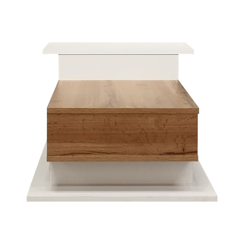 Coffee table Nuvele pakoworld in white-sonoma shade 90x50x35cm