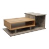 Coffee table Nuvele pakoworld in grey cement-sonoma shade 90x50x35cm