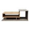 Coffee table Nuvele pakoworld in grey cement-sonoma shade 90x50x35cm