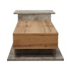 Coffee table Nuvele pakoworld in grey cement-sonoma shade 90x50x35cm