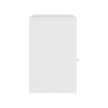 Foly pakoworld bedside table with a cabinet in white 40x40x50cm
