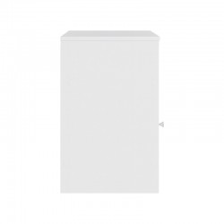 Foly pakoworld bedside table with a cabinet in white 40x40x50cm