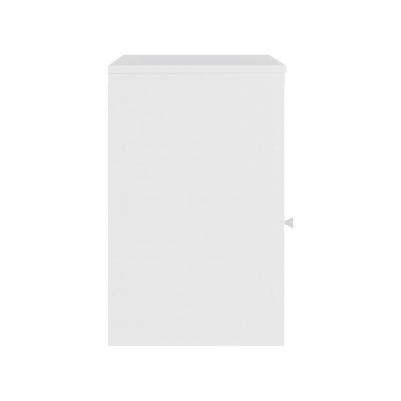 Foly pakoworld bedside table with a cabinet in white 40x40x50cm